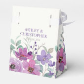 ラベエレガントンダー水カラーフローラ結婚ズ フェイバーボックス (裏面サイド)