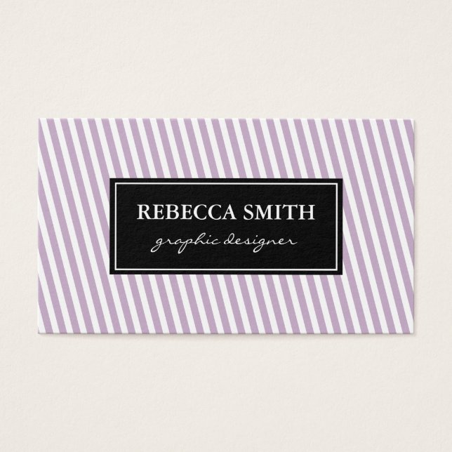 ラベエレガントンダー白ストライプ (正面)