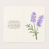 ラベエレガントンダー葬儀プログラム (外部フラット)