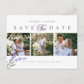 ラベエレガントンダー3写真の日付を保存 案内ポストカード (正面)