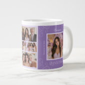 ラベエレガントンダー6フォトコラージキンセニェラ ジャンボコーヒーマグカップ (正面右)