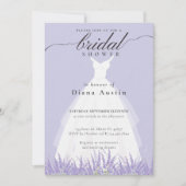 ラベエレガントンダ結婚ーズブライダルシャワー 招待状 (正面)
