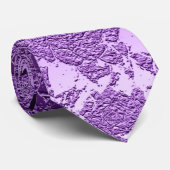 ラベエレガントンパープモダンリ結婚ーズ ネクタイ (ロール)