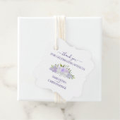 ラベエレガントンパープルボ結婚ホありがとう フェイバータグ (インサイチュ)