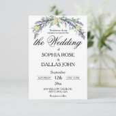 ラベエレガントンユーカリ黄色のバラ結婚ズ 招待状 (スタンド正面)