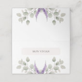 ラベエレガントンユ離れカリ名 プレイスカード (外部開封)