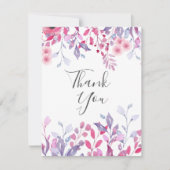 ラベエレガントンワイルドフラワービジネスありがとうござる カード (正面)