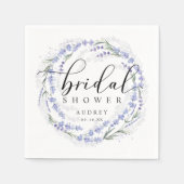 ラベエレガントン素朴ダーリースブライダルシャワー スタンダードカクテルナプキン (正面)