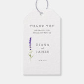 ラベエレガントン結婚ズ ギフトタグ (正面)