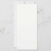 ラベエレガントン結婚ダーのメニュー (裏面)