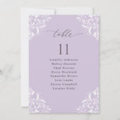 ラベエレガントン結婚ダーの座席表の看板 招待状 (正面)