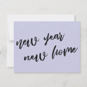 ラベカジュアルンダー新年の新住宅発表 ノートカード (正面)