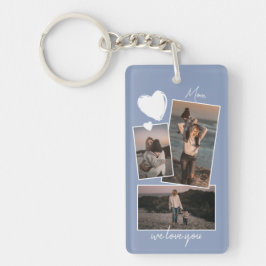 ラベカスタムンシンプルダーバイオレットブルーの写真 キーホルダー