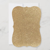 ラベカラフルンダー金ゴールドアゲート結婚式招待状 (裏面)