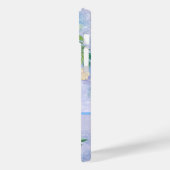 ラベガーリーンダーブルーウォーター色フローラ名イニシャル Case-Mate iPhoneケース (裏面 / 左)