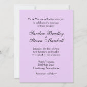 ラベクラシックンダー結婚式招待状 招待状 (正面)