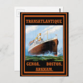 ラベクラフトのクルーズライン：アーカム ポストカード (正面/裏面)