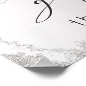 ラベグラデーションンダーカードとギフトのテー結婚ブル記号 ポスター (角)