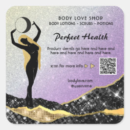 *~*ラベグラデーションンダー女神の意思魔法AP24 スクエアシール