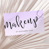 ラベシンプルンダー手書き筆跡 名刺