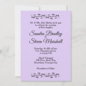 ラベシンプルンダ結婚式招待状 招待状 (正面)