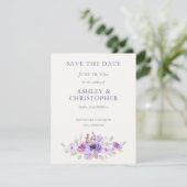 ラベスタイリッシュンダーウォーターフローラブーケ結婚ーズ セーブザデート (スタンド正面)