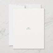 ラベスタイリッシュンダーウォーターフローラブーケ結婚ーズ セーブザデート (裏面)