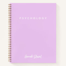 ラベスタイリッシュンパープルミニマルガーリーリスト ノートブック