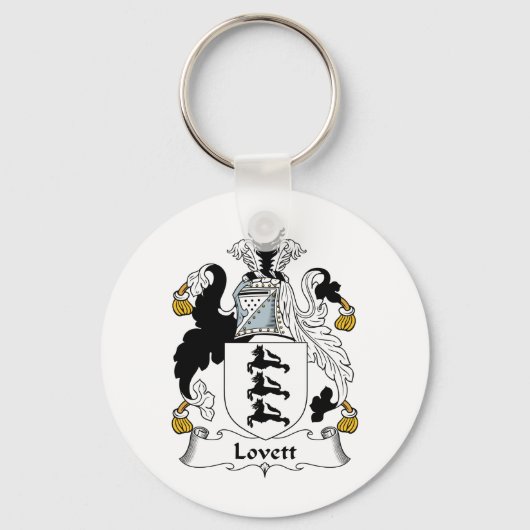 ラベット家紋 キーホルダー (正面)