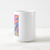 ラベパーソナライズされたル ユニーク| Mystical Kitty Cat コーヒーマグカップ (中央)