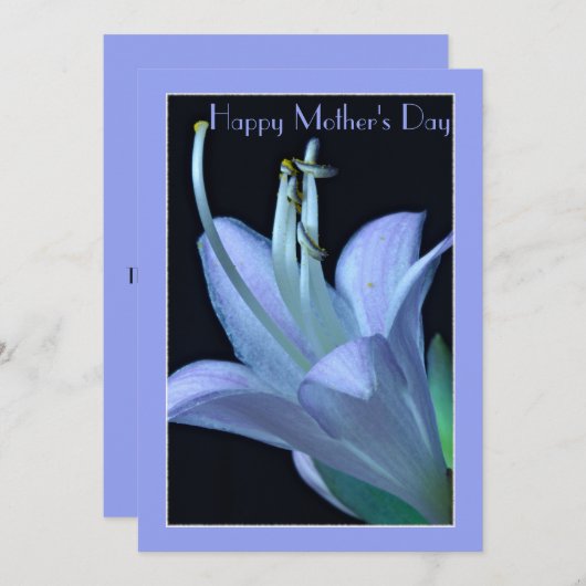 ラベパーソナライズされたンエレガントダフローラ母の日 (正面/裏面)