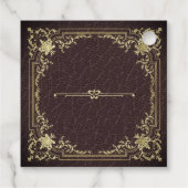 ラベパーソナライズされたンダロウソク フェイバータグ (裏面)