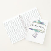 ラベパーソナライズされたンダーフローラ感謝ジャーナル ノートブック (内部)