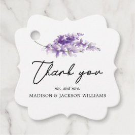 ラベパーソナライズされた結婚ンエレガントダー フェイバータグ