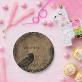 ラベビクトリアンンイラストレーションハロウィーンをテーマにした ペーパープレート (パーティー)