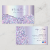 ラベフェイクンダーグリッターフォイル名刺 名刺 (正面/裏面)