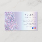 ラベフェイクンダーグリッターフォイル名刺 名刺 (裏面)