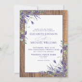 ラベフォーマルンダーユーカリプトゥス木のスクリプ結婚ト 招待状 (正面)