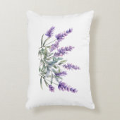 ラベフランスのンダーパターン。水彩画 アクセントクッション (正面(垂直))