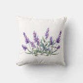 ラベフランスのンダーパターン。水彩画 クッション (正面)