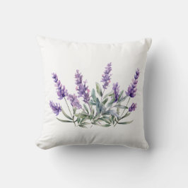 ラベフランスのンダーパターン。水彩画 クッション