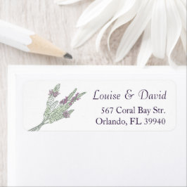 ラベフランスのンダー差出人住所ラベル ラベル