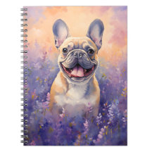 ラベフランスのンダー畑のブルドッグ