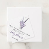 ラベミニマルンダベビーシャワーメッセージカード フェイバータグ (インサイチュ)