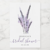 ラベミニマルンダーブライダルシャワーミニワインラベル ワインラベル (シングルラベル)