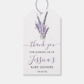 ラベミニマルンダーブライダルシャワーメッセージカード ギフトタグ (正面)