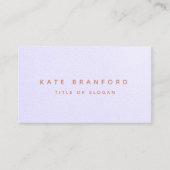 ラベミニマルンモダンダーレザーソーシャルメディア 名刺 (正面)