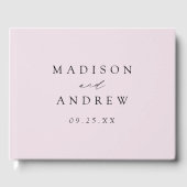 ラベモダンエレガントン結婚ダー ゲストブック (正面)