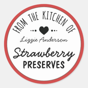 ラベモダンルの台所から赤 ラウンドシール