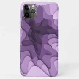 ラベモダンングラデーションダーのループと波 iPhone 11 PRO MAXケース